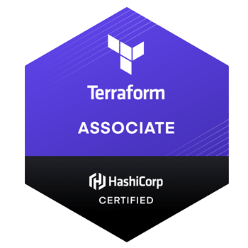 certified Terraform certification logo