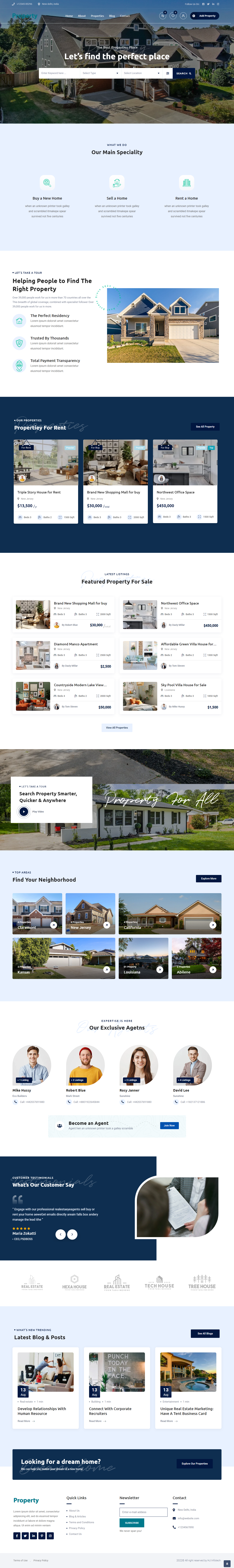 real-estate website portfolio